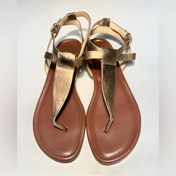 Cole Haan gold sandals - Picture 1 of 6